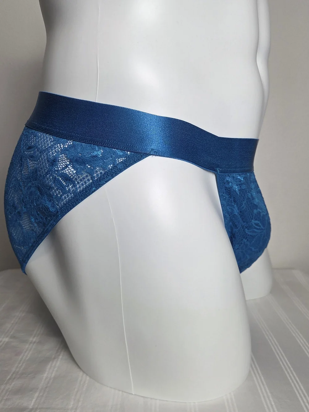 Cosabella Royal Blue Lace Jockstrap Brief